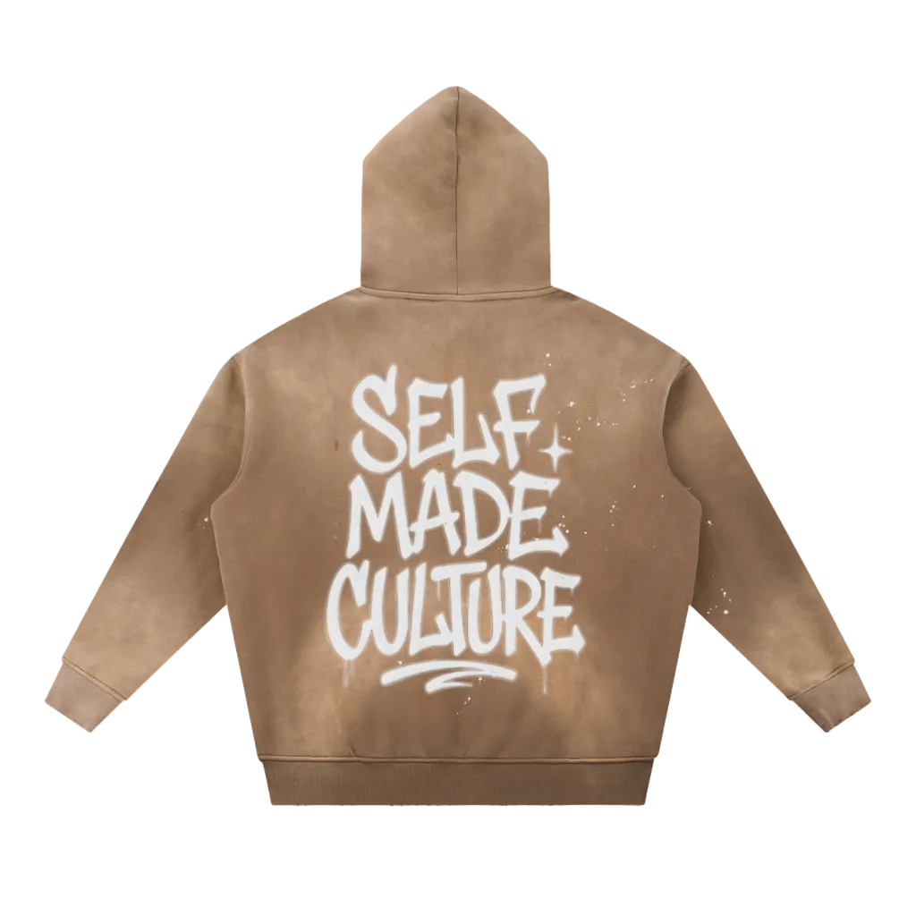 Heavyweight "Self Made" Hoodie